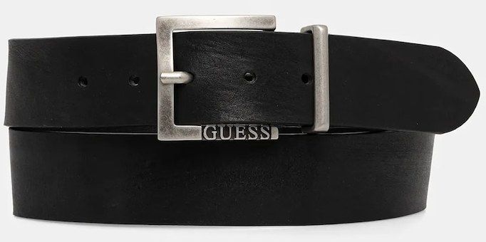 Kožený opasok Guess čierna farba, M5BZ33 L0391