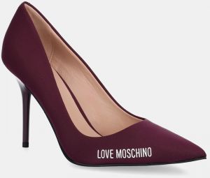 Lodičky Love Moschino fialová farba, JA10299G1NIM0556