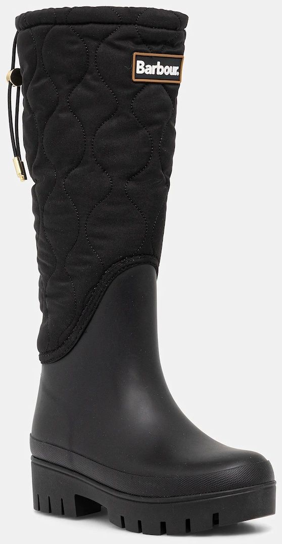 Gumáky Barbour Marnie čierna farba, LRF0117BK11