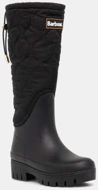Gumáky Barbour Marnie čierna farba, LRF0117BK11