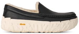 Kožené mokasíny UGG Ascot Wrap Tech Noir čierna farba, 1171791.BKJ