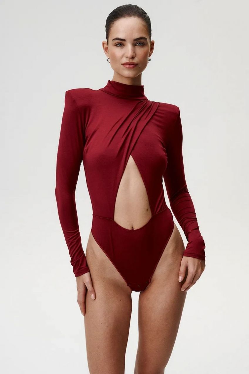 Body Undress Code Thong bordová farba, jednofarebné, 1014