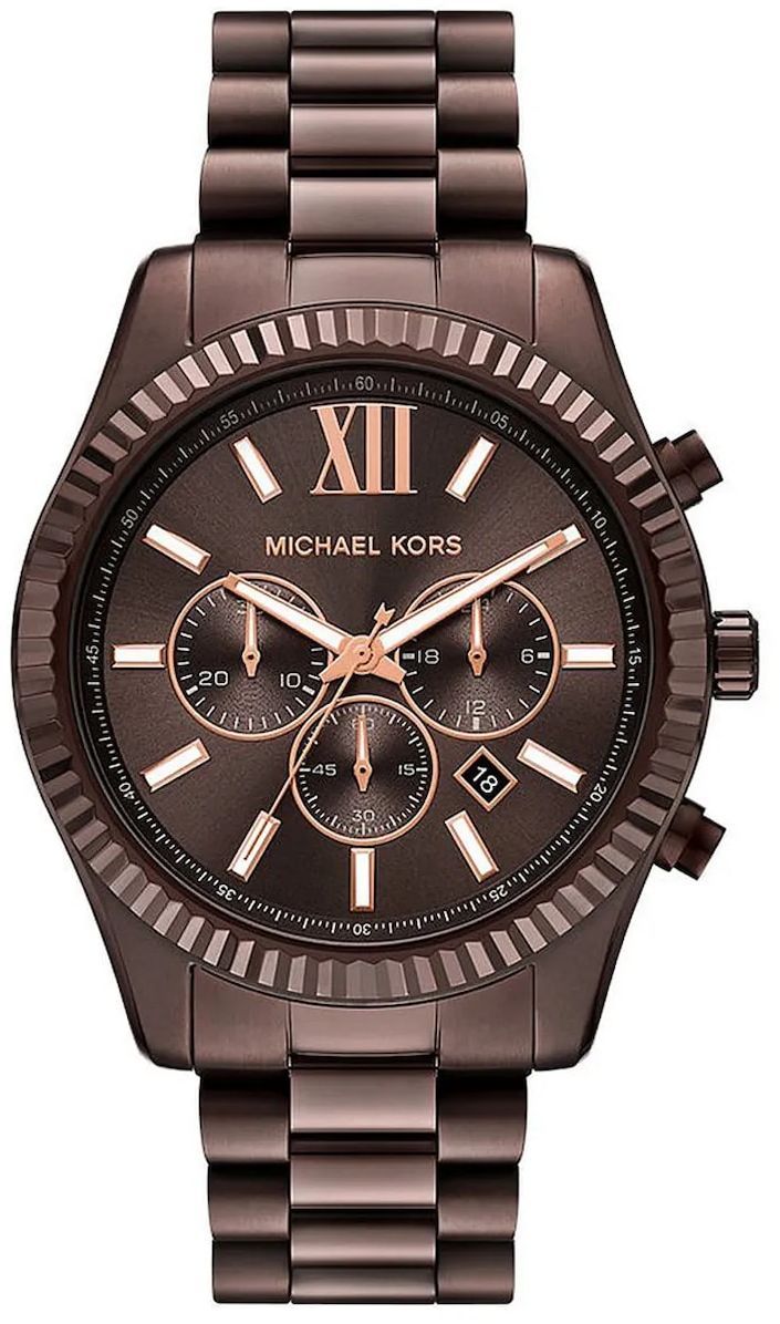 Hodinky Michael Kors pánske, oranžová farba, MK9224