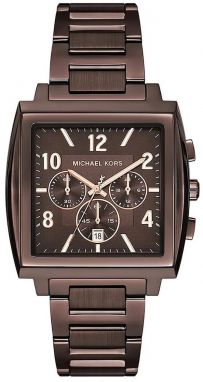 Hodinky Michael Kors pánske, oranžová farba, MK9234