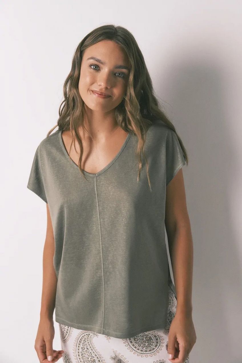 Tričko women'secret dámske, zelená farba, 3272288