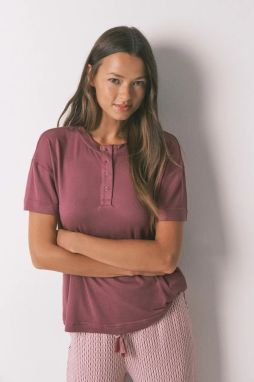 Tričko women'secret dámske, bordová farba, 3272301