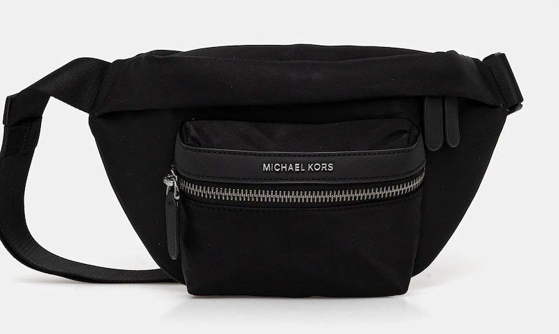 Ľadvinka Michael Kors čierna farba, 33F5LBNY1B