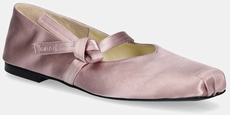 Baleríny Kenzo Ballerina ružová farba, FF52BA125F51.34