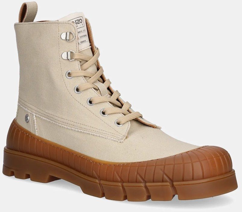 Členkové topánky Kenzo Boot béžová farba, FF55BT720F52.11