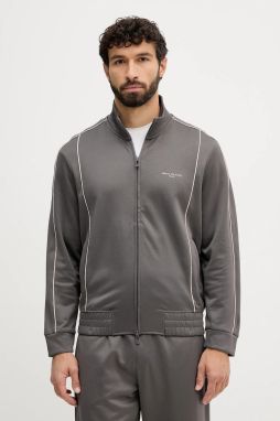 Mikina Armani Exchange šedá farba, s nášivkou, XM001357 AF16278