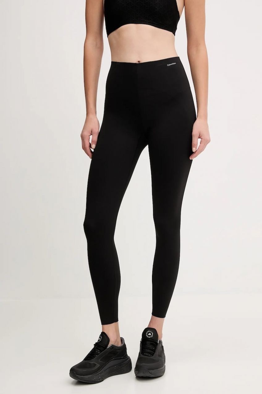 Legíny Calvin Klein Performance čierna farba, jednofarebná, LVGWF5L660