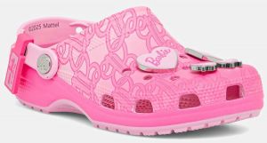 Šľapky Crocs Classic Mattel Pink Barbie Clog ružová farba, 211405