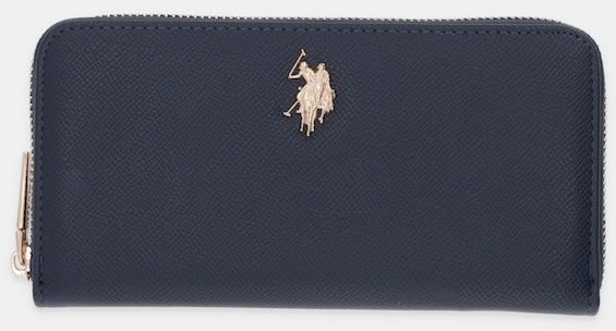 Peňaženka U.S. Polo Assn. Jones dámska, tmavomodrá farba, BEUJE8658WVP