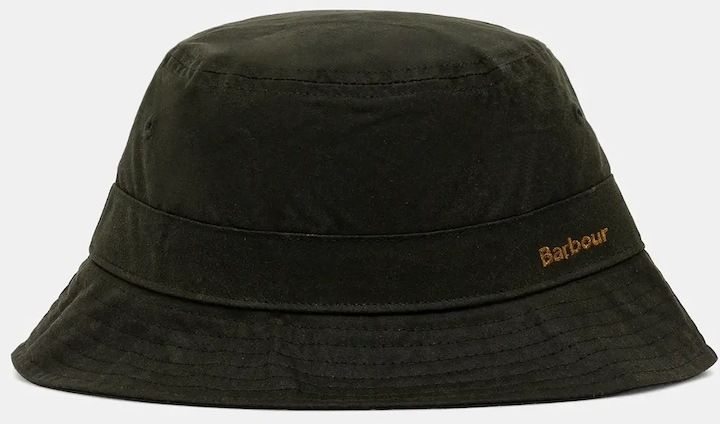 Bavlnený klobúk Barbour zelená farba, LHA0519