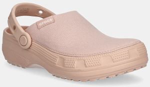 Šľapky Crocs Classic Crafted Clog béžová farba, 211354