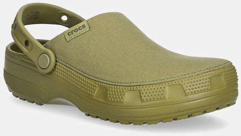 Šľapky Crocs Classic Crafted Clog zelená farba, 211354