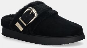 Papuče Steve Madden Cozy Up čierna farba, 11004964