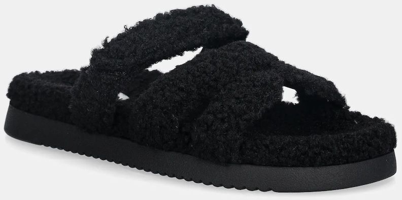Šľapky Steve Madden Missile-F čierna farba, 11003175