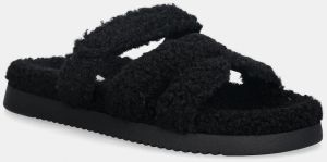 Šľapky Steve Madden Missile-F čierna farba, 11003175