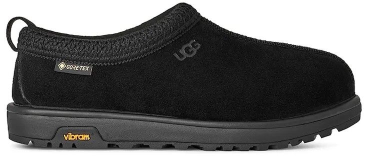 Semišové papuče UGG Tasman GTX čierna farba, 1171304.BLK