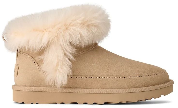 Semišové snehule UGG Classic Ultra Mini Chalet béžová farba, 1173832.SNDCS