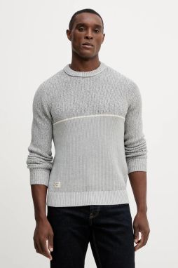 Bavlnený sveter Pepe Jeans šedá farba, teplé, PM7000019