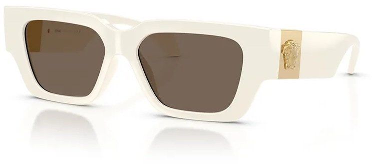 Slnečné okuliare Versace biela farba, 0VE4497U