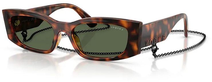 Slnečné okuliare VOGUE hnedá farba, 0VO5655SU