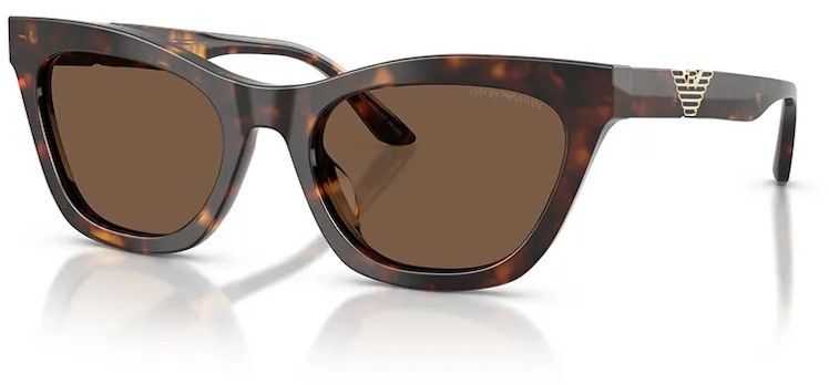 Slnečné okuliare Emporio Armani hnedá farba, 0EA4259U