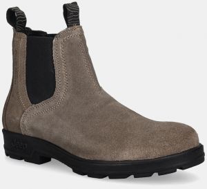 Semišové topánky chelsea Jeep QUAD SUEDE hnedá farba, JM52011A