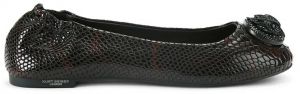 Kožené balerínky Kurt Geiger London Chelsea Ballerina čierna farba, 5000603719
