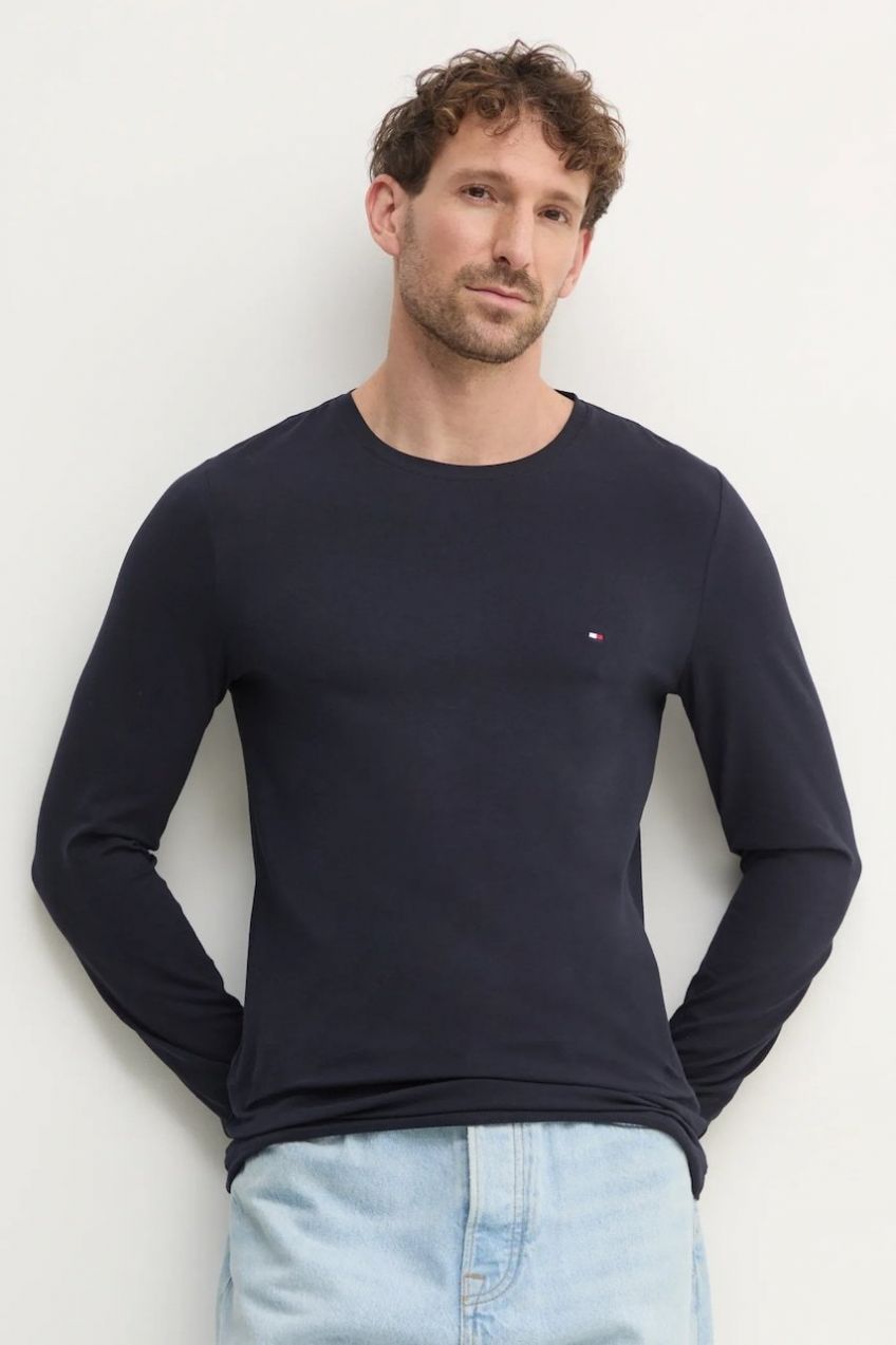 Tommy Hilfiger - Pánske tričko s dlhým rukávom MW0MW10804