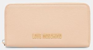 Peňaženka Love Moschino dámska, béžová farba, JC5700PP1
