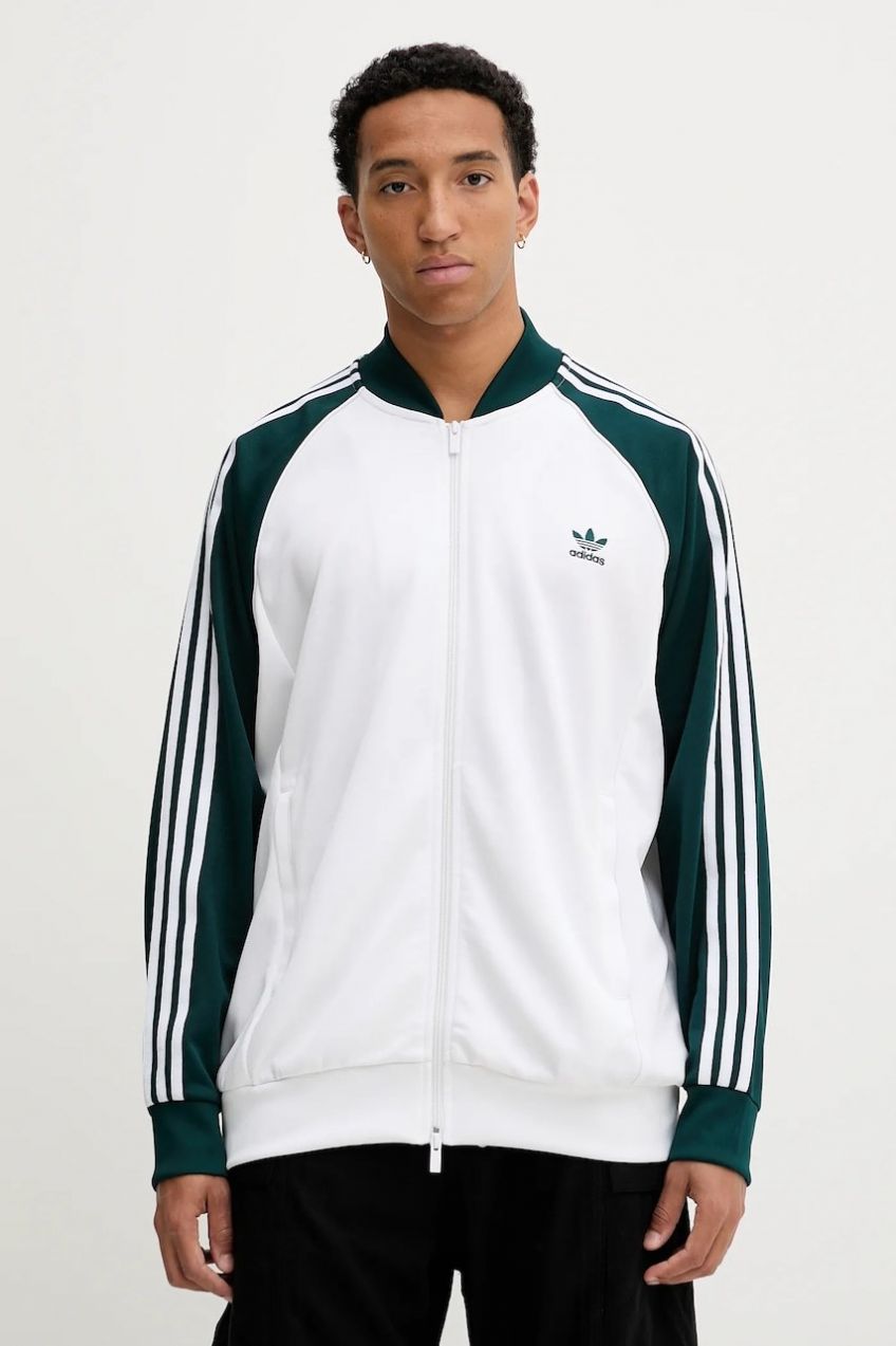 Mikina adidas Originals Sst TT biela farba, vzorovaná, JY1293