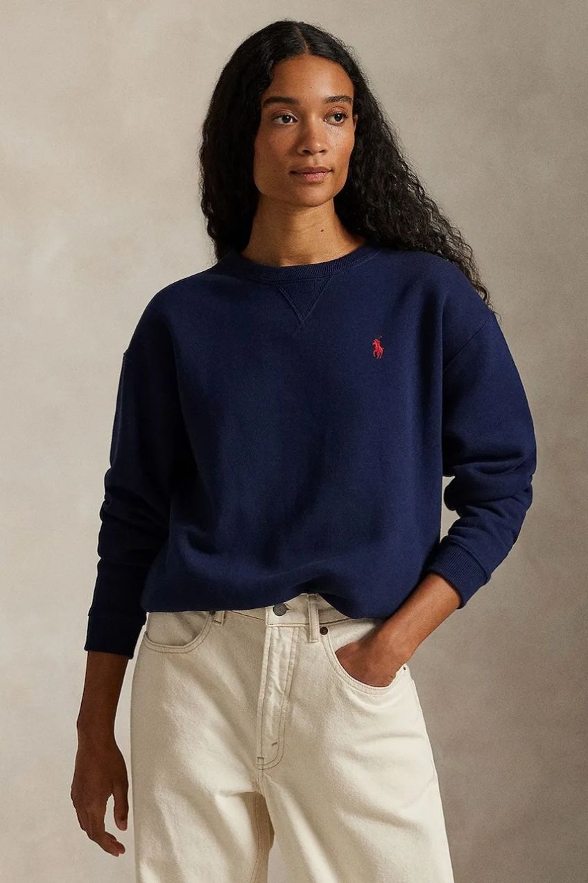 Mikina Polo Ralph Lauren červená farba, jednofarebná, 211943006