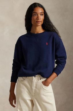 Mikina Polo Ralph Lauren červená farba, jednofarebná, 211943006