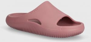 Šľapky Crocs Mellow Slide dámske, ružová farba, na platforme, 208392