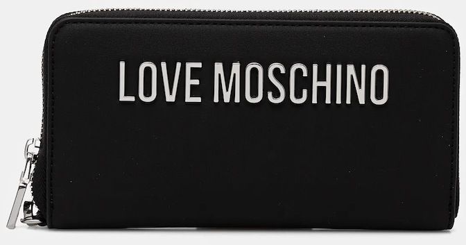 Peňaženka Love Moschino dámska, čierna farba, JC5620PP1