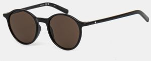 Slnečné okuliare Montblanc pánske, čierna farba, MB0324S,