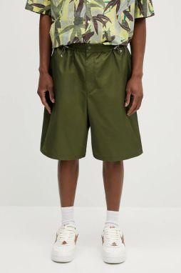 Šortky Kenzo zelená farba, FF55SH5069CE.50