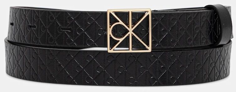 Opasok Calvin Klein čierna farba, LV04F7063G