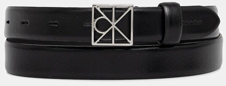 Opasok Calvin Klein čierna farba, LV04F7072G