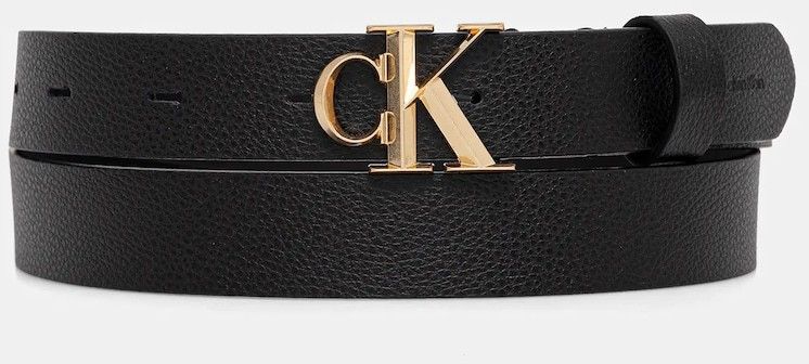Opasok Calvin Klein čierna farba, LV04F7060G
