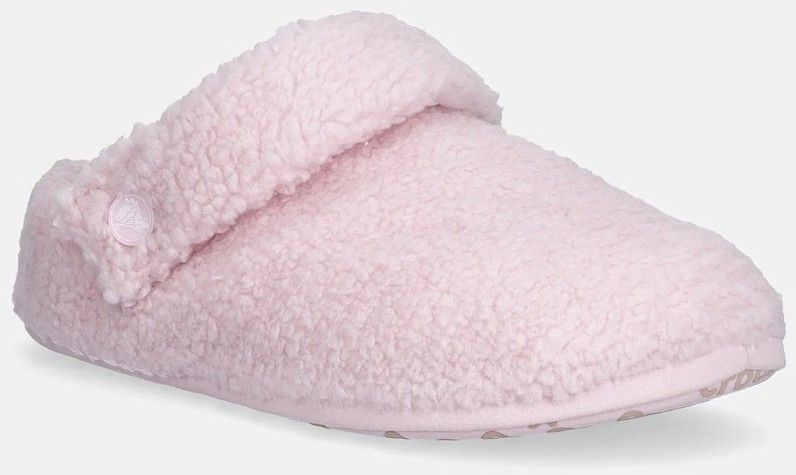 Papuče Crocs Classic Cozzy Slipper ružová farba, 209386
