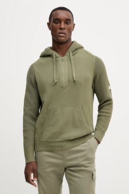 Bavlnený sveter Pepe Jeans zelená farba, ľahký, PM7000014