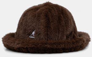 Klobúk Kangol FAUX FUR CASUAL hnedá farba, K4190ST.BD204
