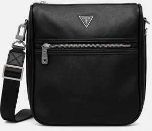 Malá taška Guess MILANO čierna farba, HMMISA P5417
