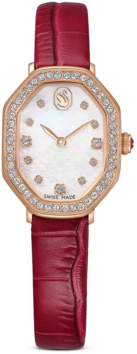 Hodinky Swarovski DEXTERA dámske, červená farba, 5730373