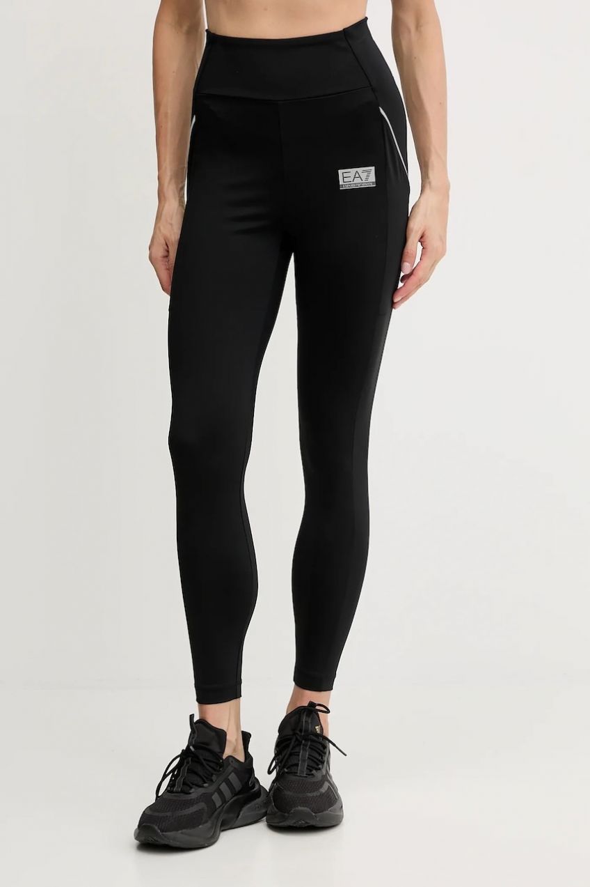Tréningové legíny EA7 Emporio Armani čierna farba, jednofarebné, AF13534.7W000594