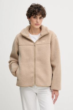 Fleecová mikina Tommy Hilfiger béžová farba, jednofarebná, WW0WW48260